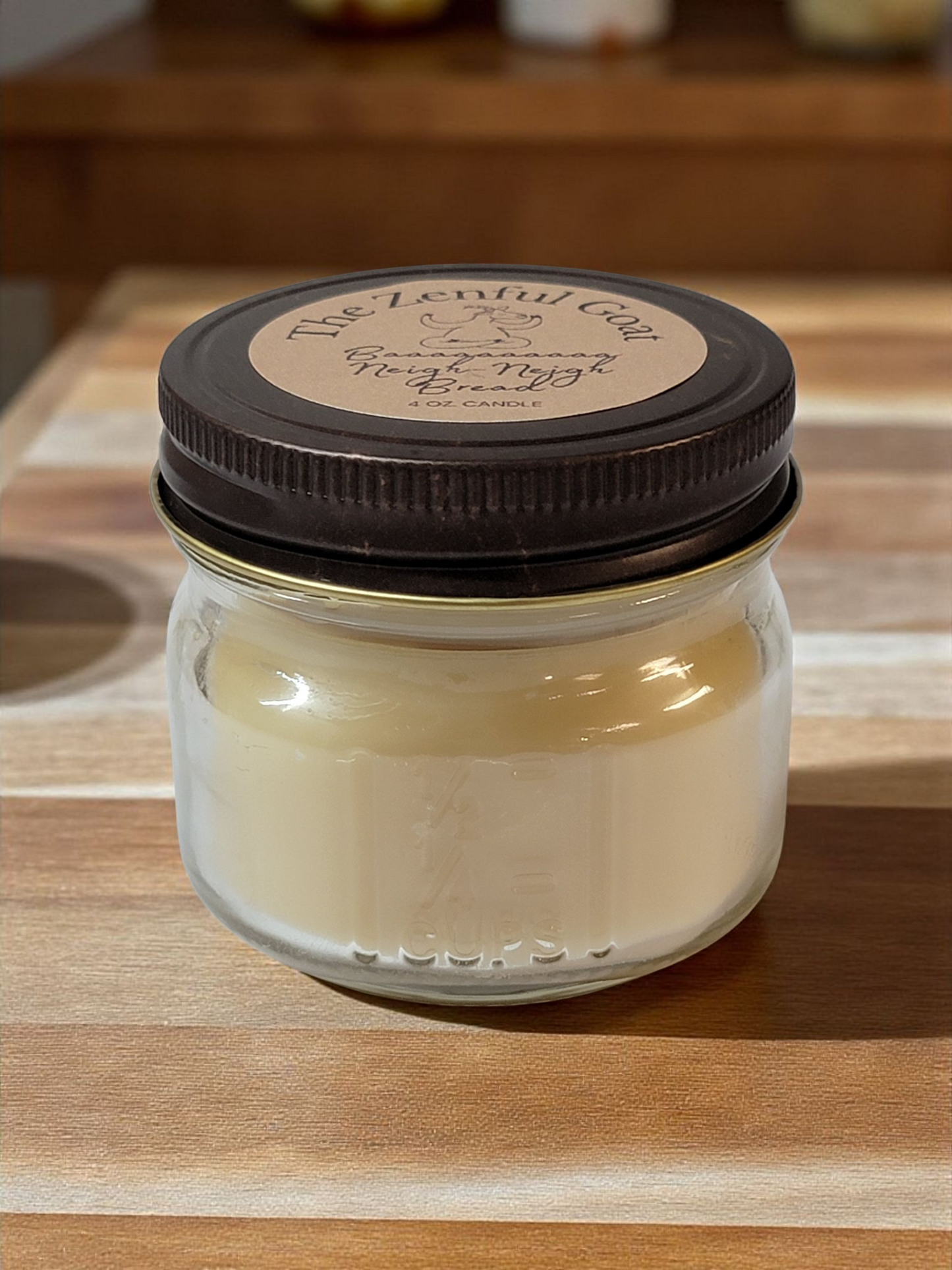 Baaaaaaa Neigh-Neigh Bread 4 oz. Mason Jar Candle