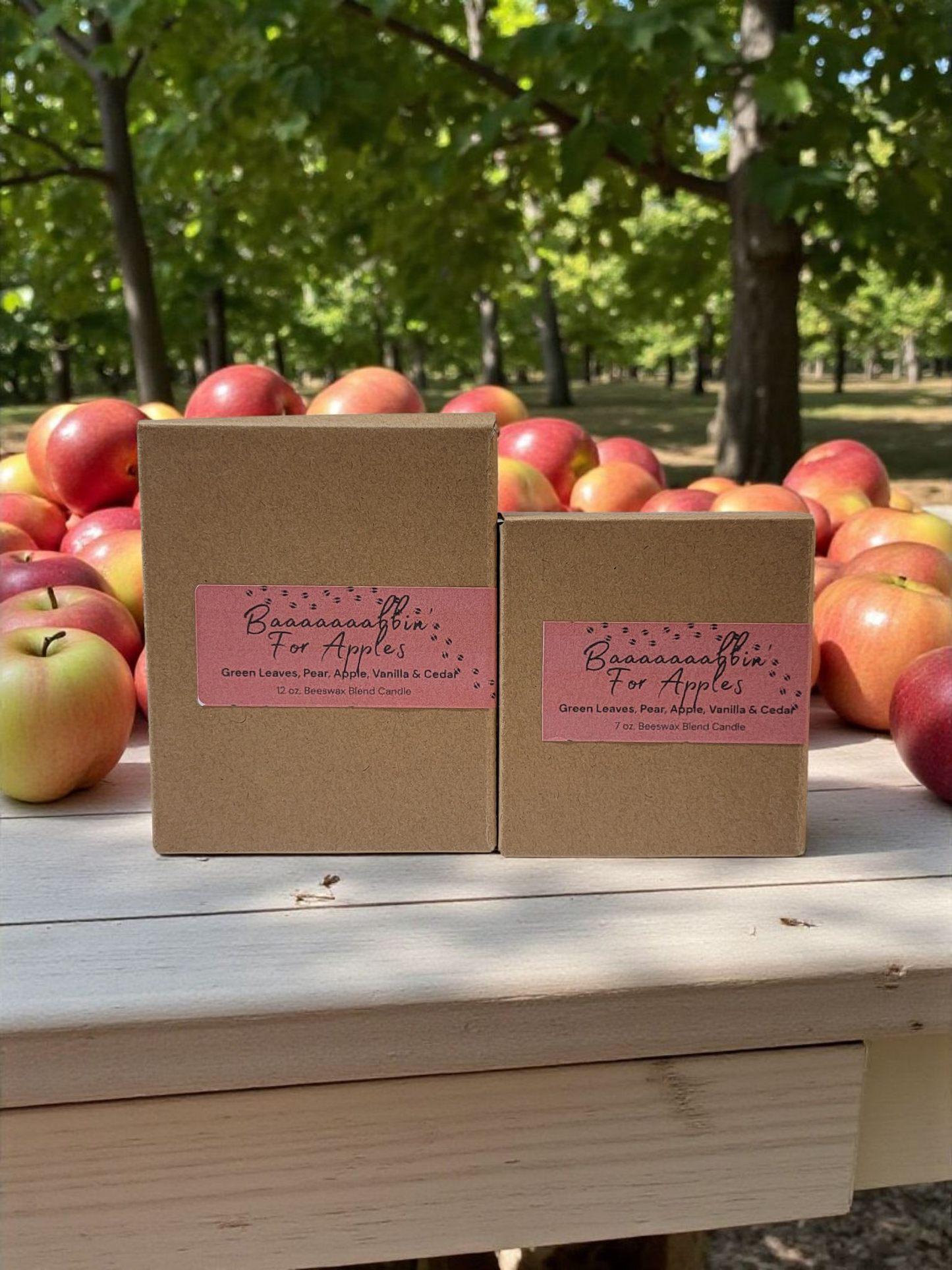 Baaaaaaabbin' for Apples Wood Wick Candle