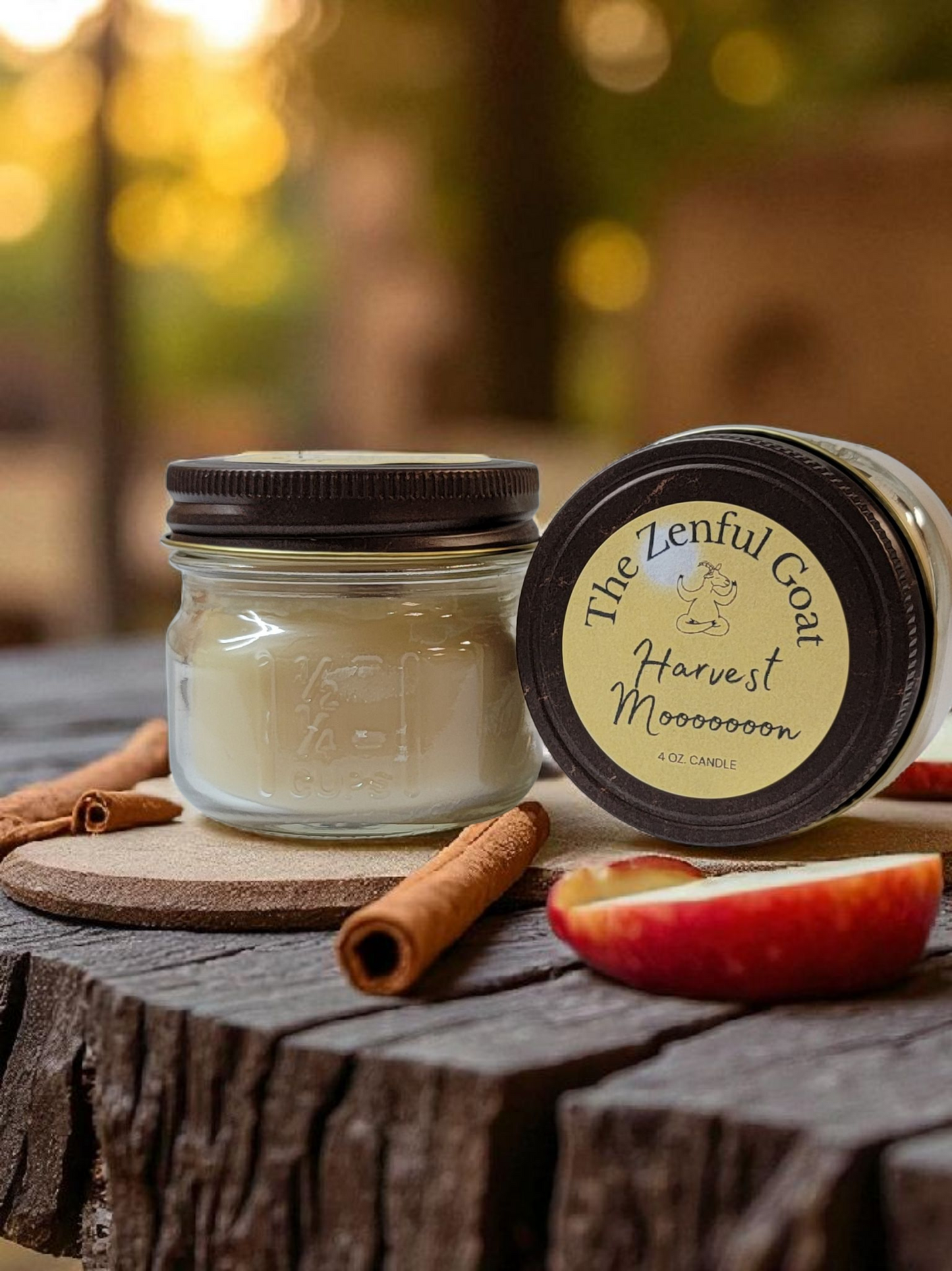 Harvest Mooooooon 4 oz. Mason Jar Candle