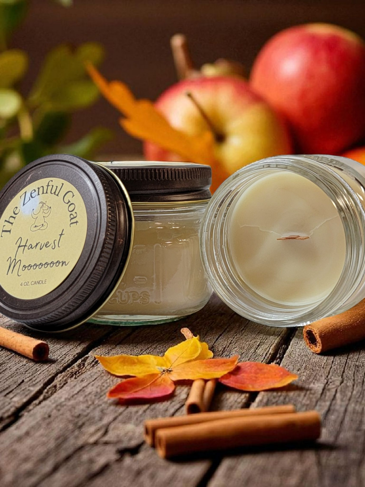 Harvest Mooooooon 4 oz. Mason Jar Candle