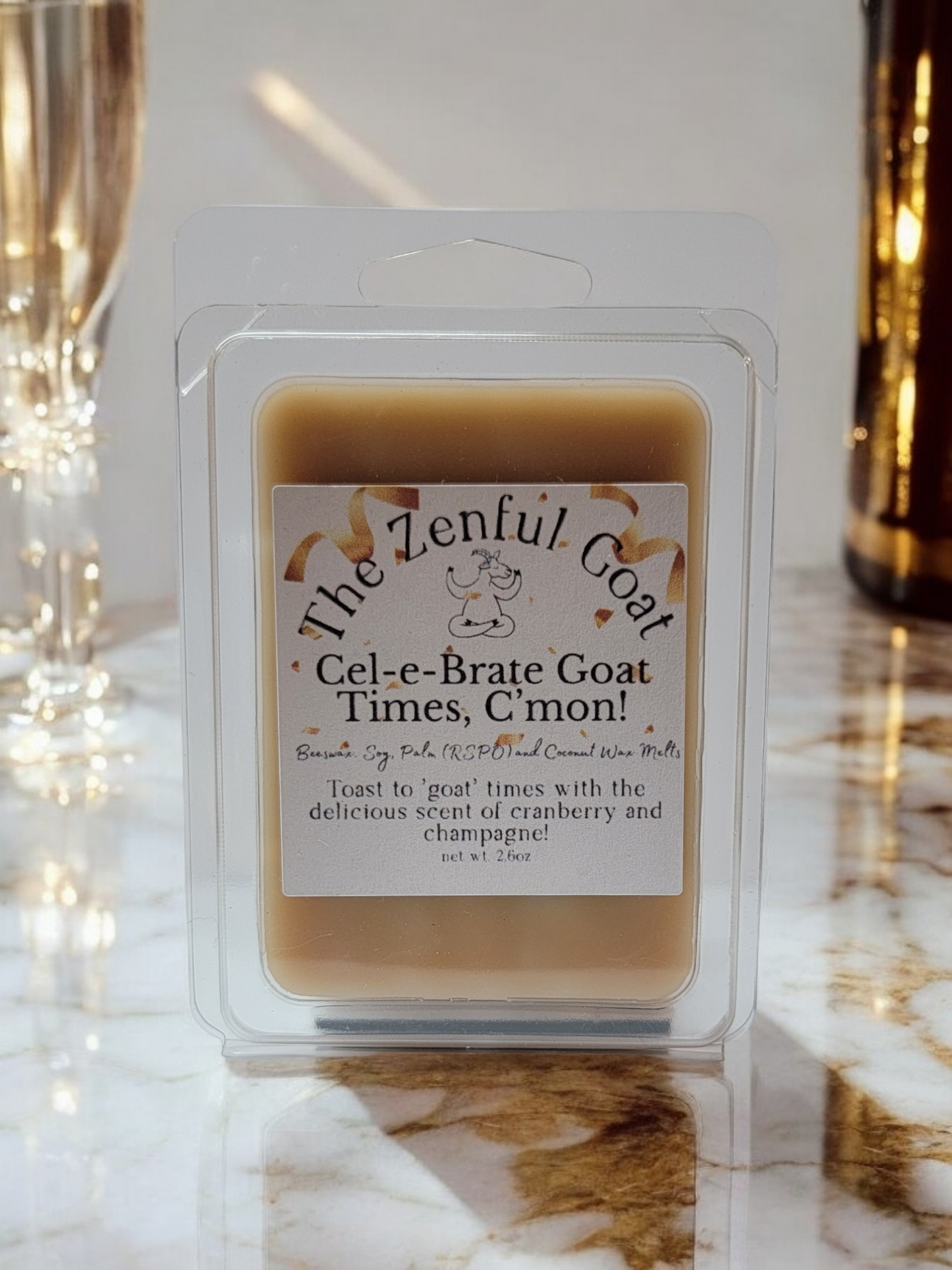 'Cel-e-Brate Goat Times, C'mon' Wax Melt