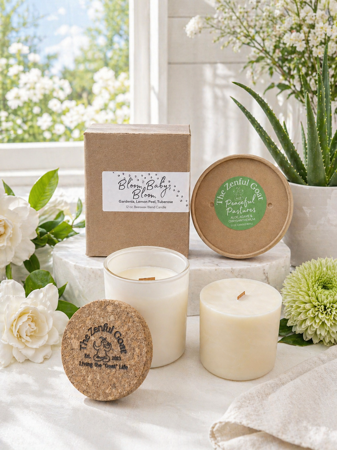 The Floral Pair - Gardenia & Chrysanthemum
