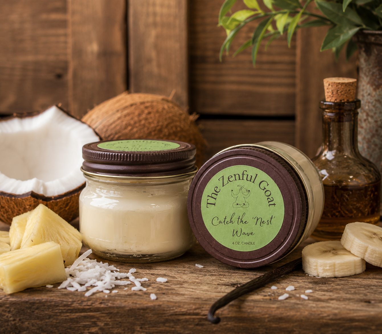 Catch the 'NEST' Wave 4 oz. Mason Jar Candle