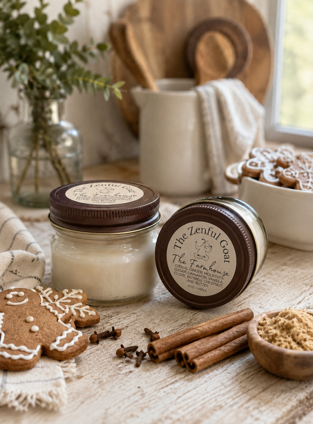 The Farmhouse 4 oz. Mason Jar Candle