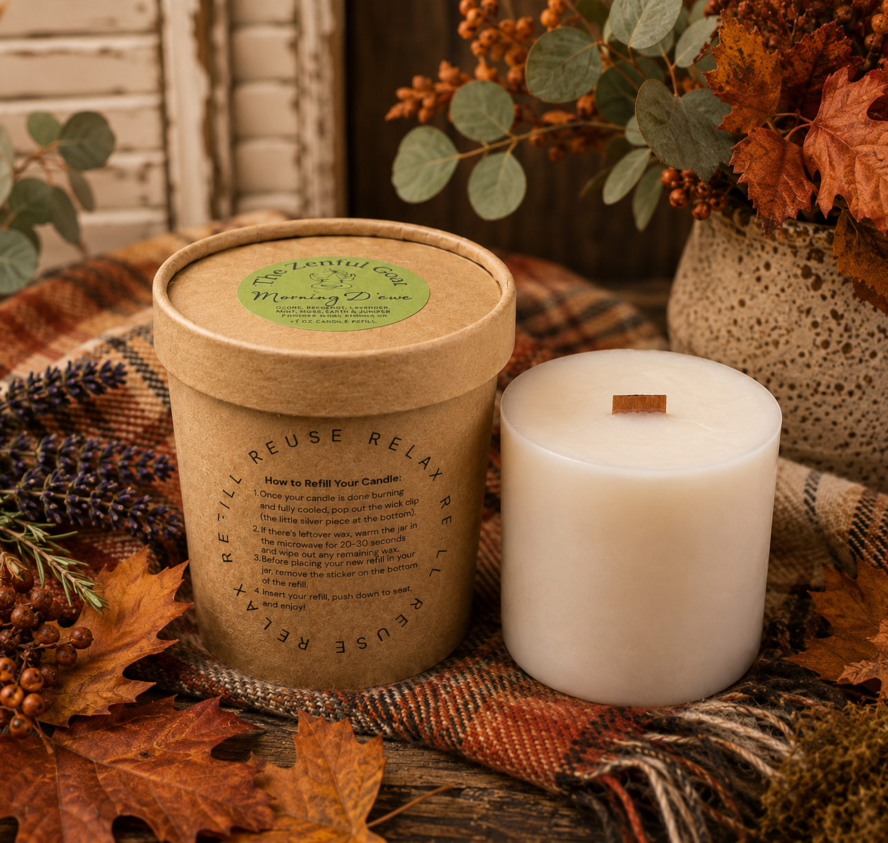 Morning D'ewe Candle Refill