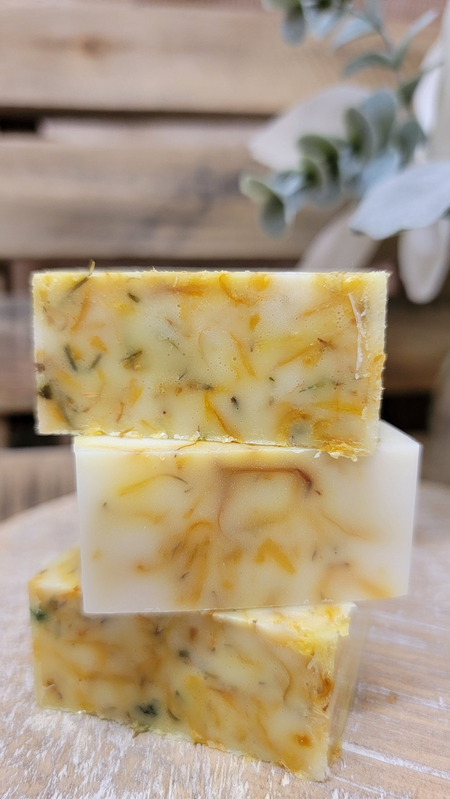 Purebred Goat Milk Soap with Calendula - 1 oz. Sample Bar