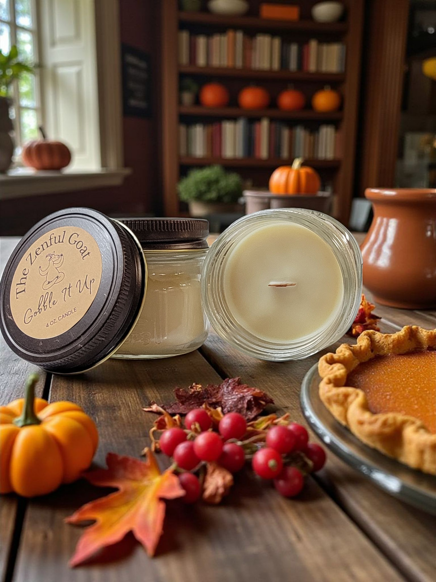 Gobble It Up 4 oz. Mason Jar Candle