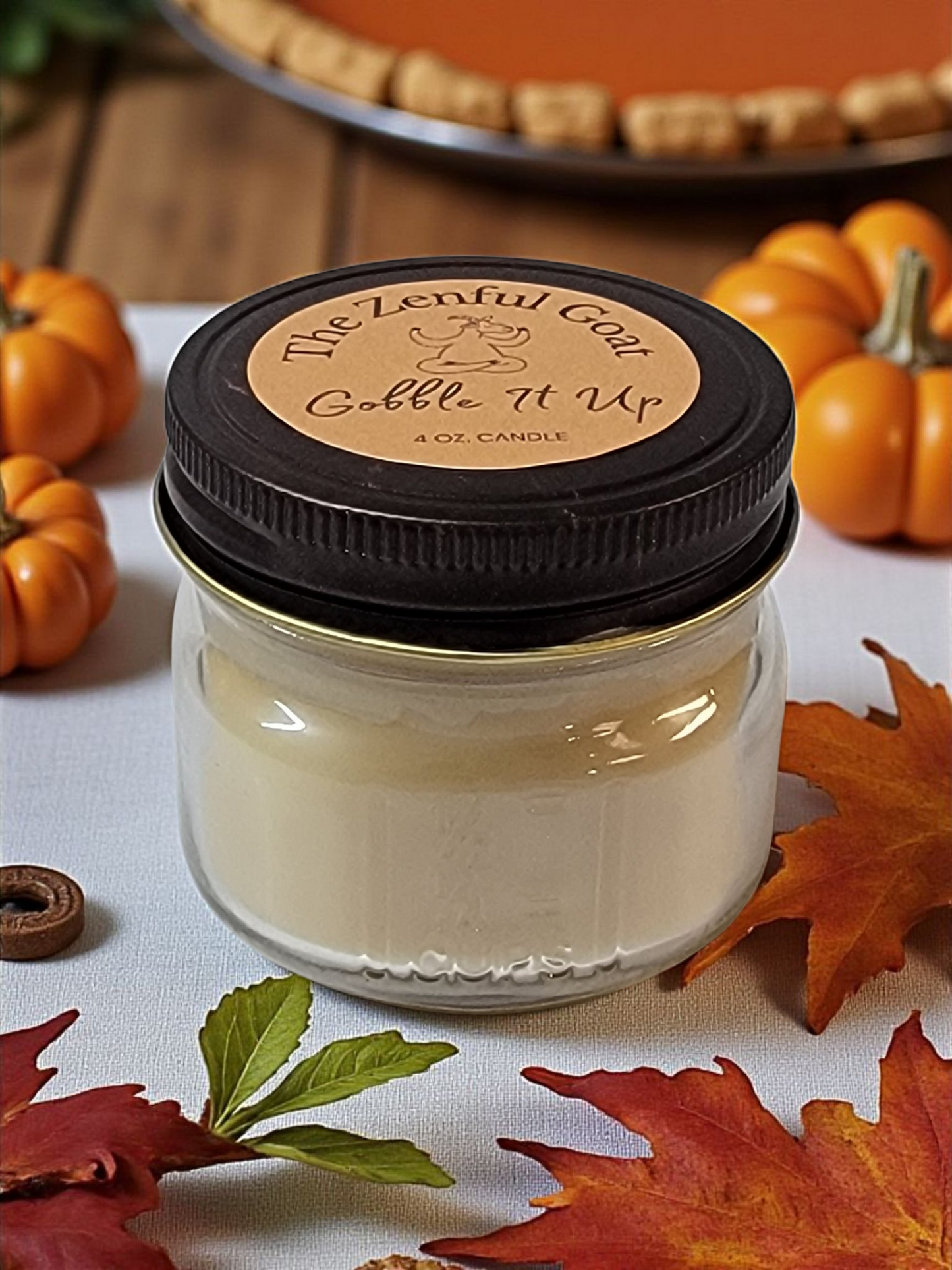 Gobble It Up 4 oz. Mason Jar Candle