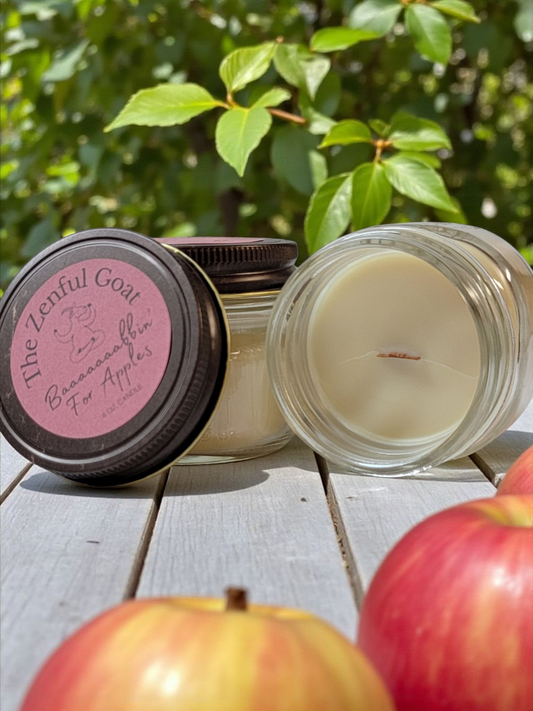 Baaaaaaabbin' for Apples 4 oz. Mason Jar Candle