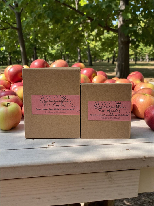 Baaaaaaabbin' for Apples Wood Wick Candle