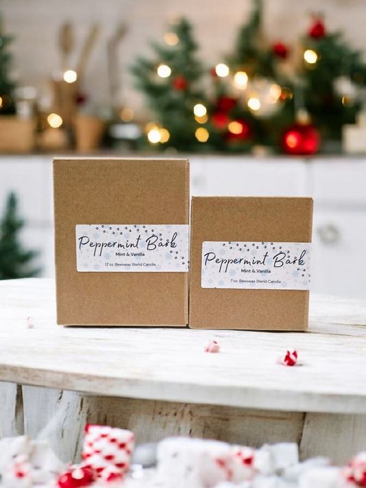 Peppermint Bark Candle