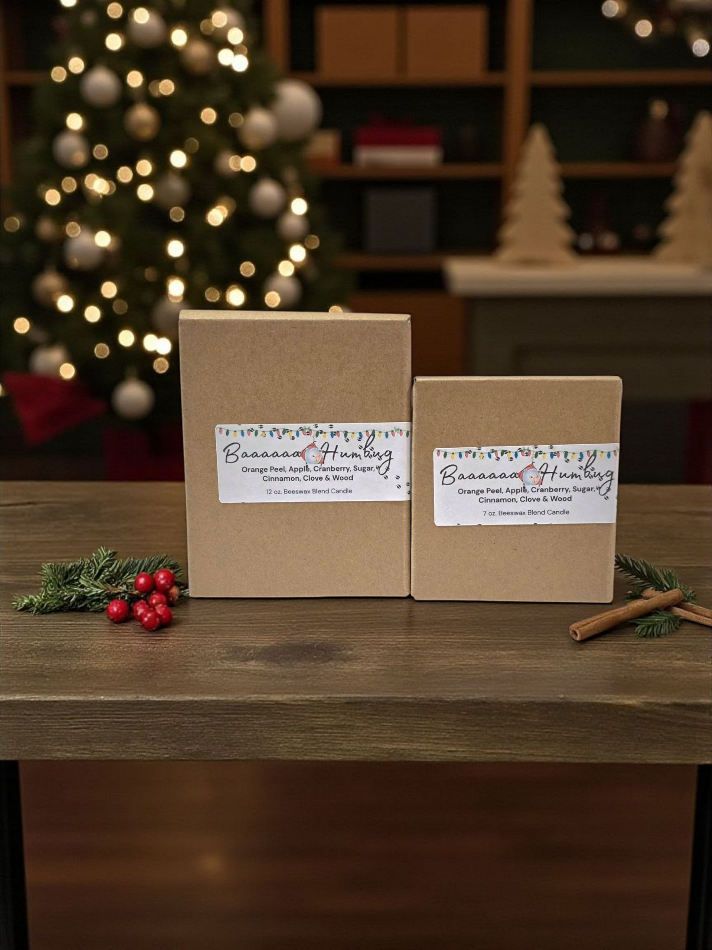 Baaaaaaa Humbug Candle