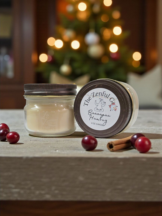 Baaaaaaa Humbug 4 oz. Mason Jar Candle