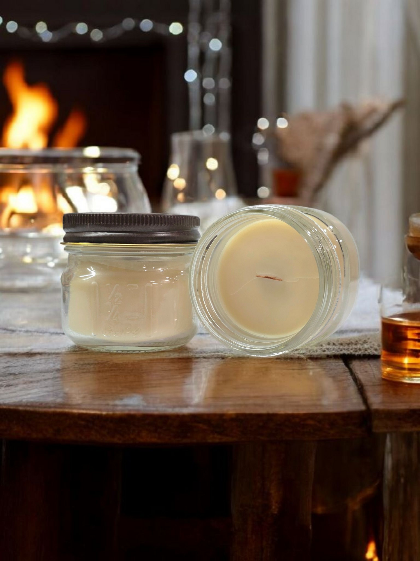 Santa's Hot Toddy 4 oz. Mason Jar Candle