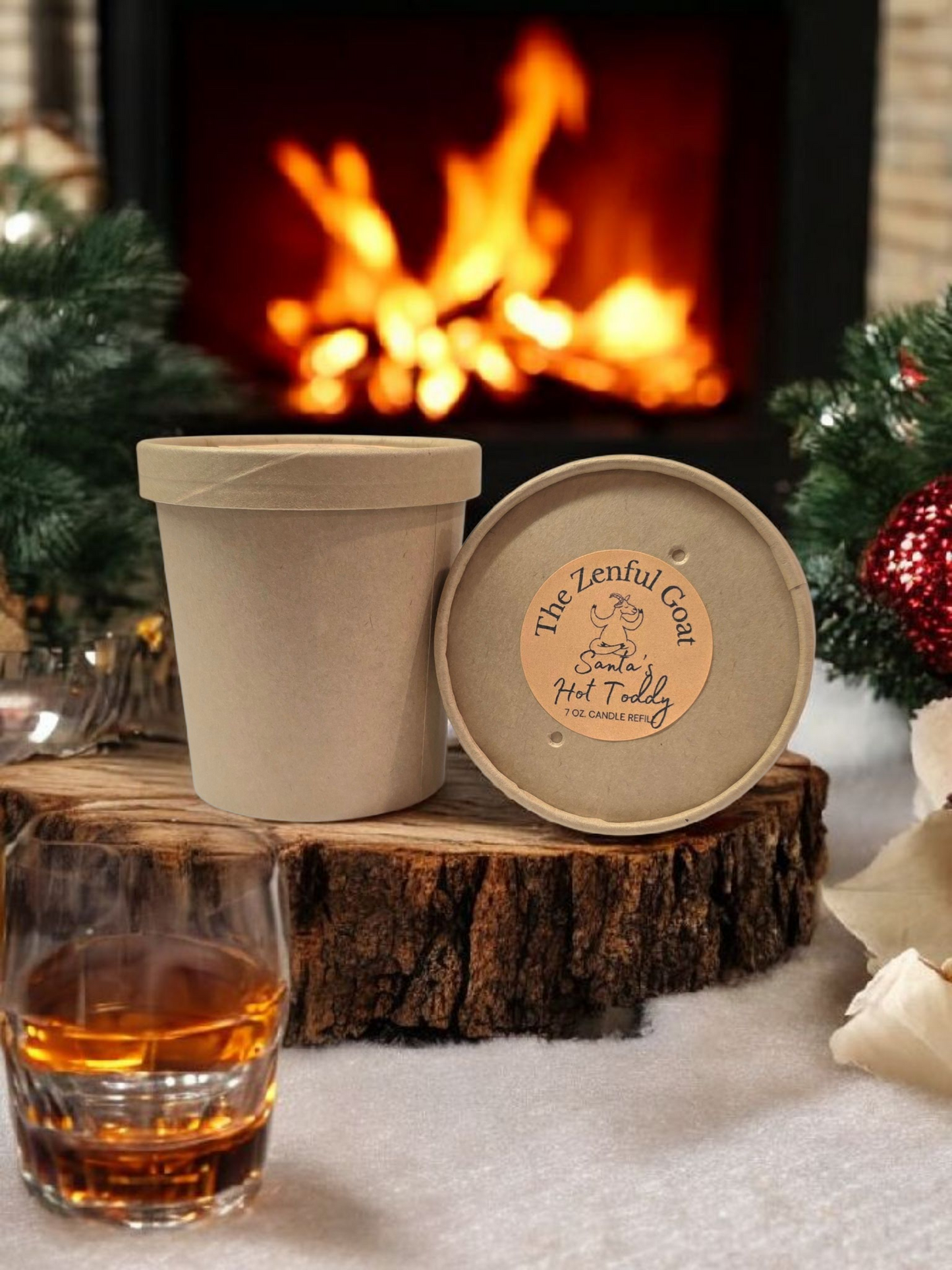 Santa's Hot Toddy Candle Refill
