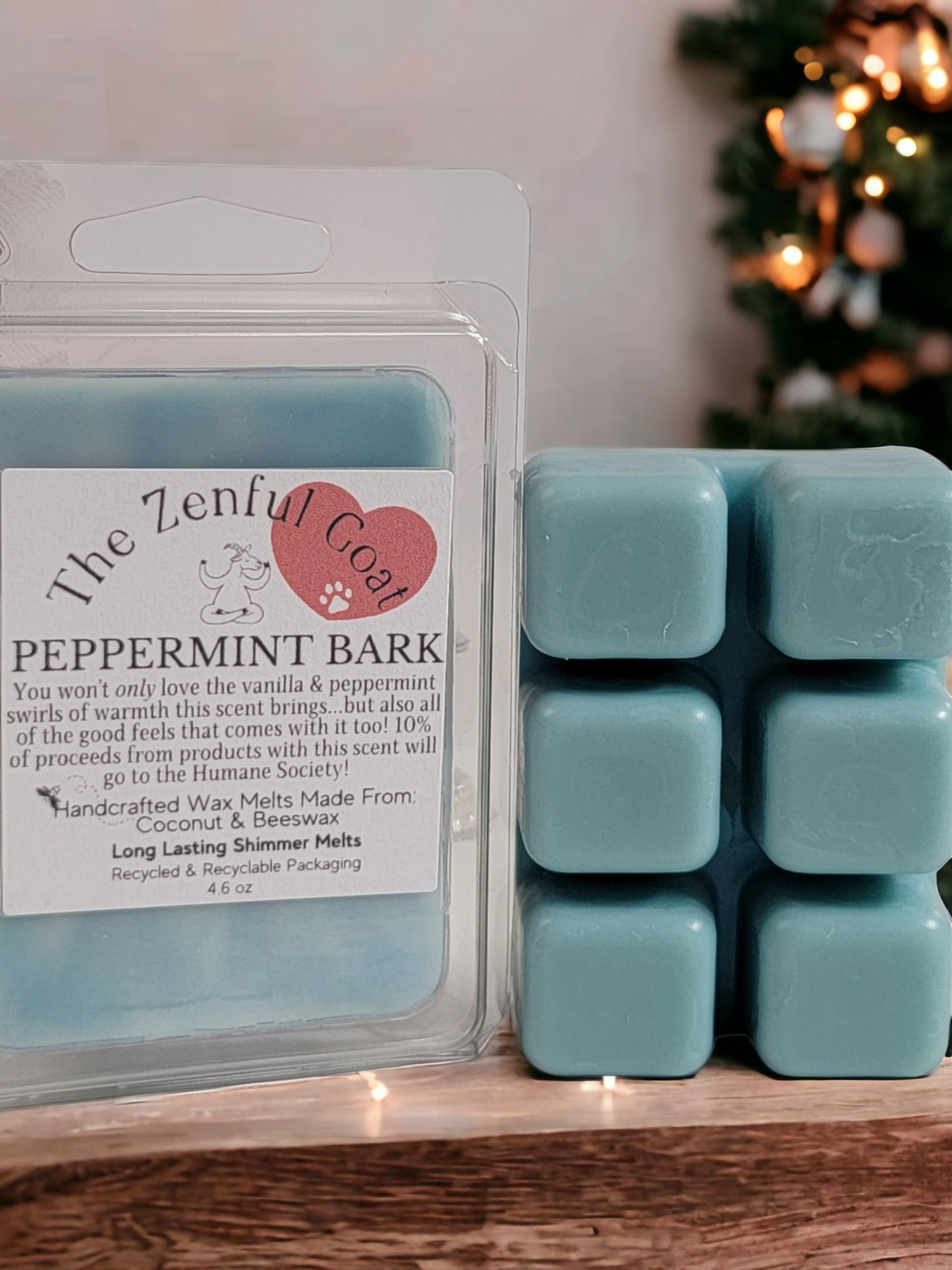 Peppermint Bark Shimmer Wax Melts - Give Back Scent