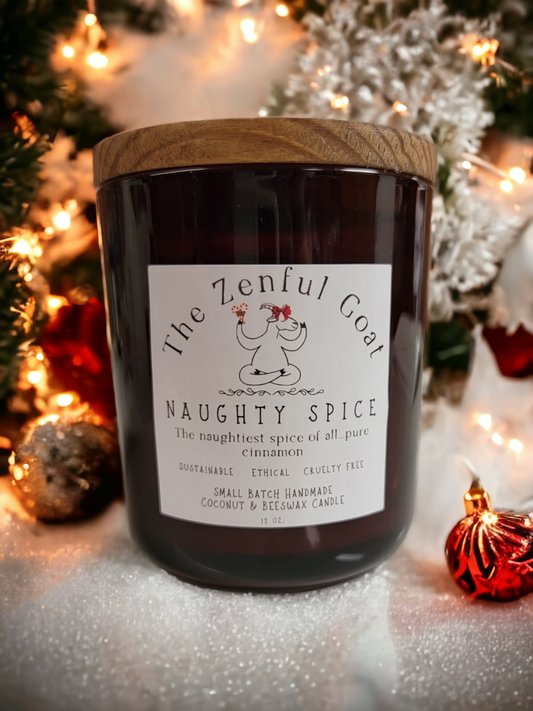 Naughty Spice Crackling Woodwick Candle