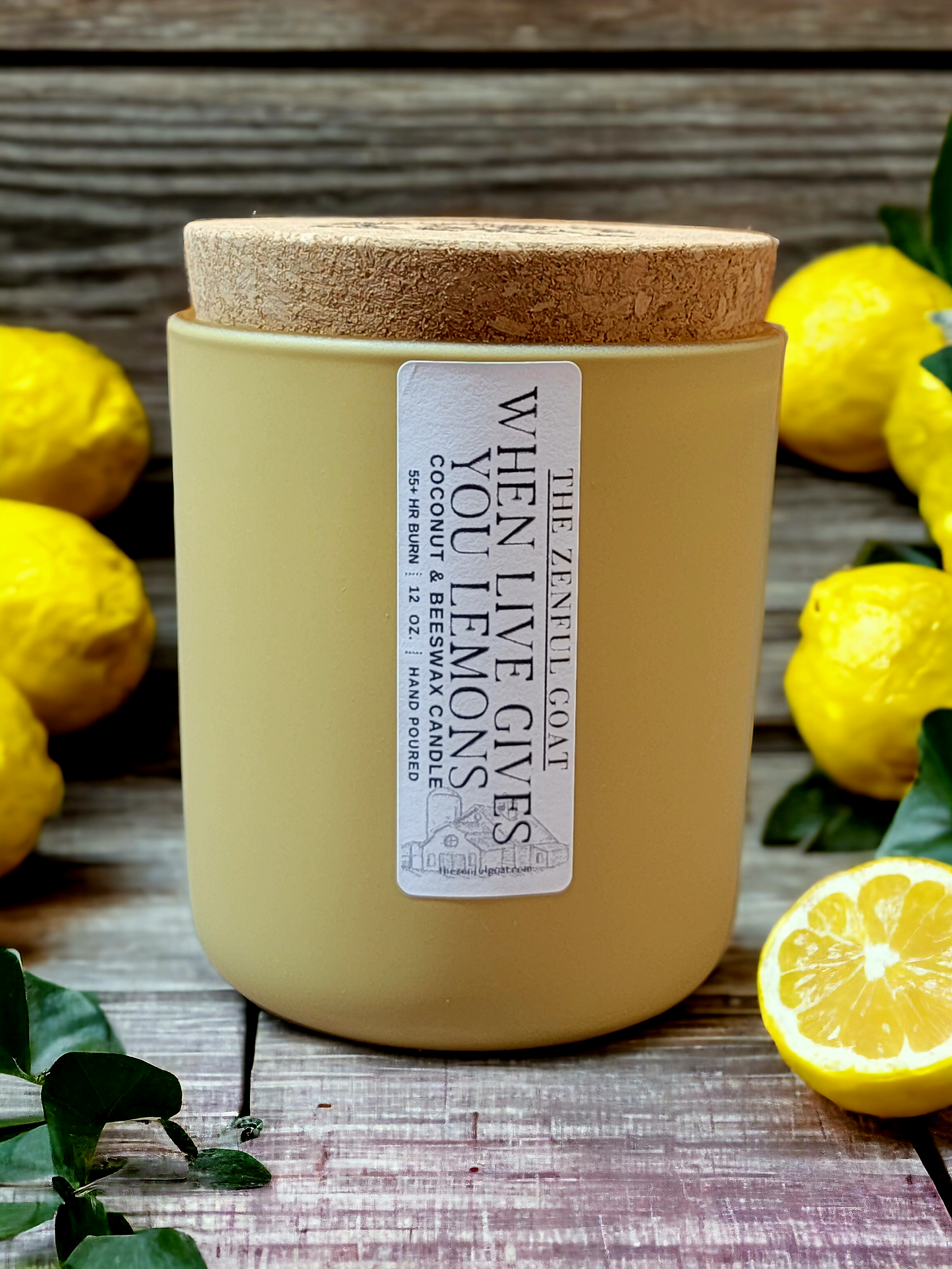 When Life Gives You Lemons Crackling Woodwick Candle - 3 Styles Available