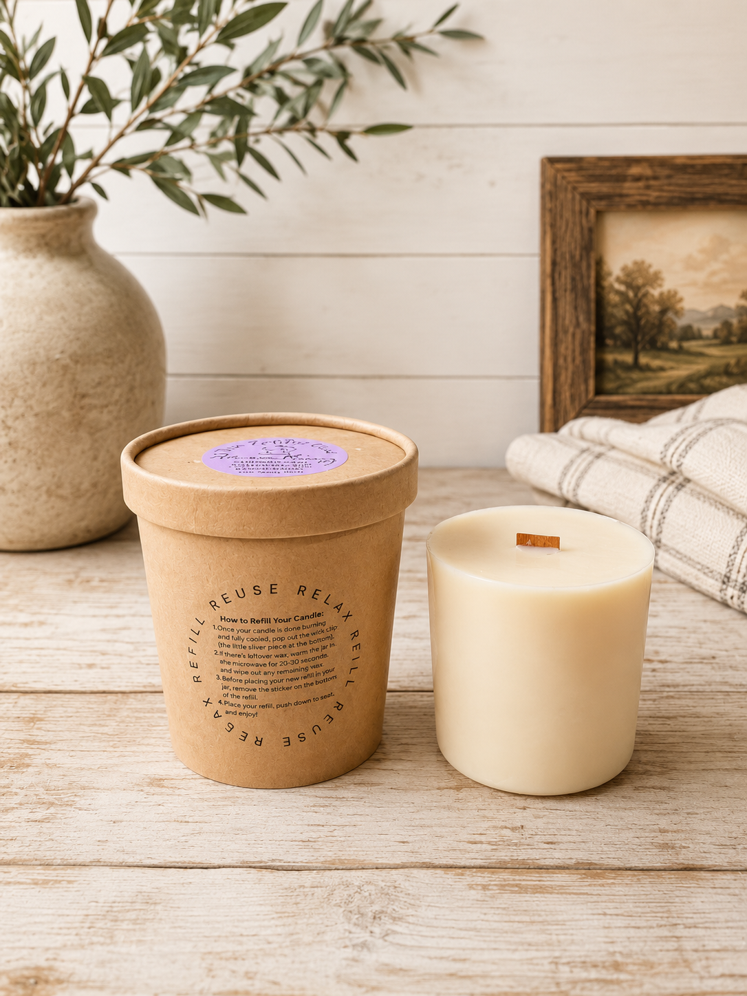 Aro-moo-Therapy Candle Refill