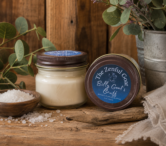 Billy Goat's Gruff 4 oz. Mason Jar Candle