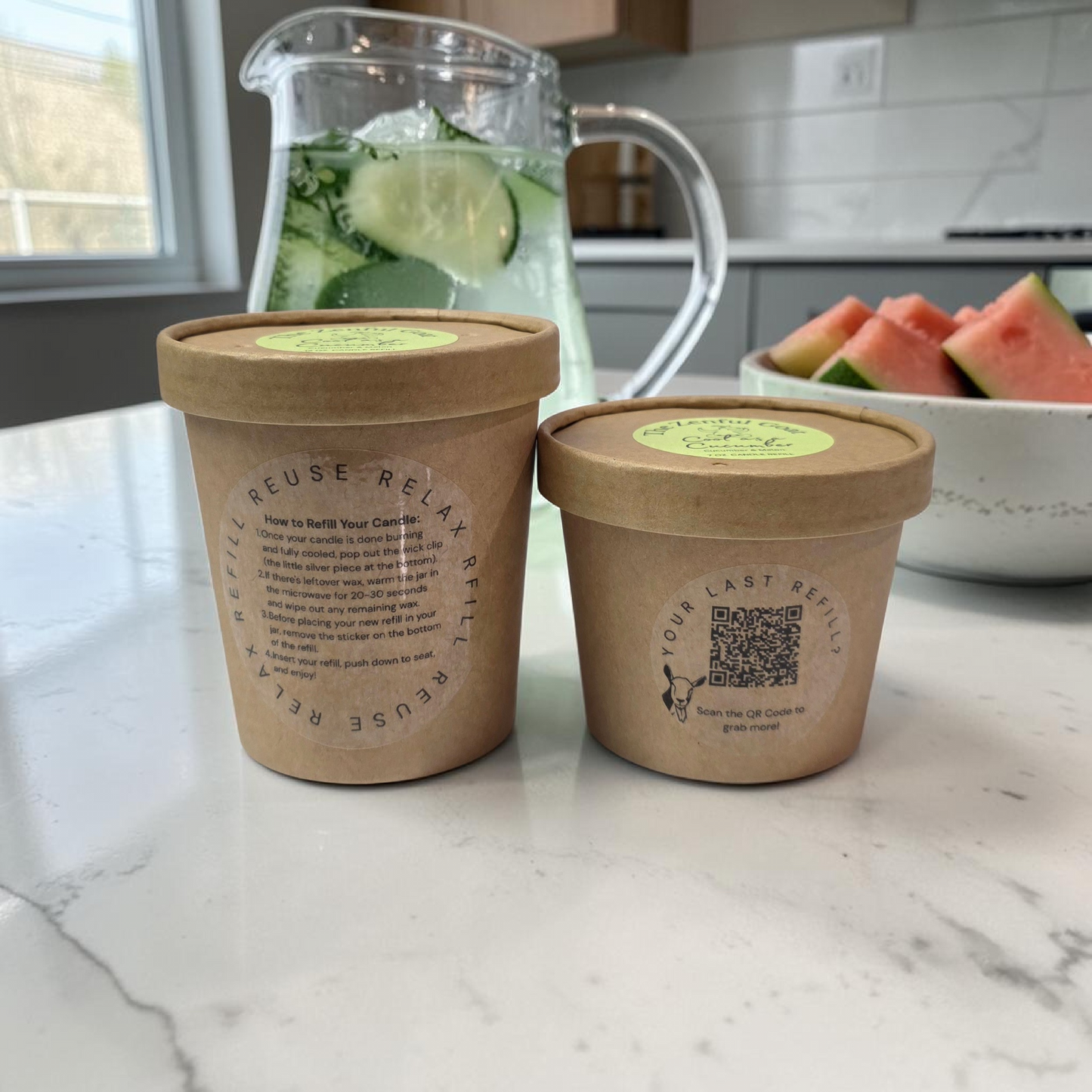 Cool as a Cucumber Candle Refill
