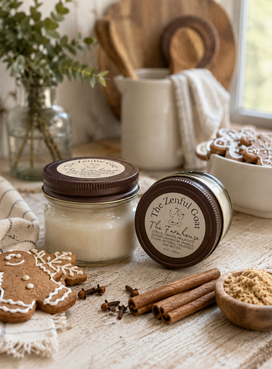 The Farmhouse 4 oz. Mason Jar Candle