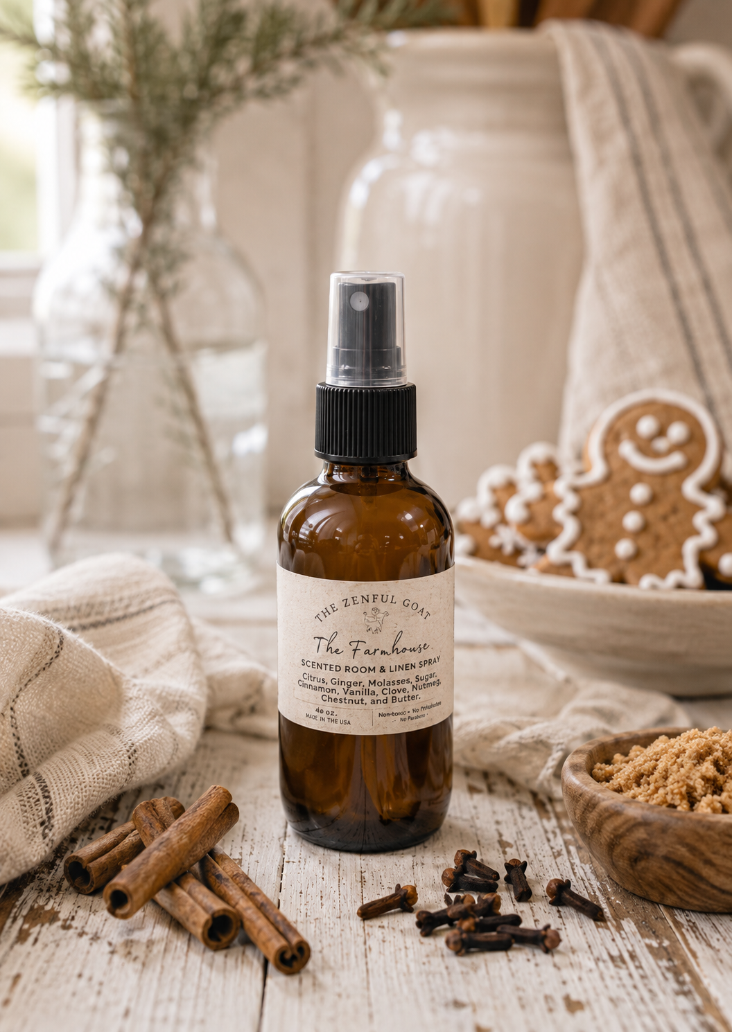 The Farmhouse Room and Linen Spray