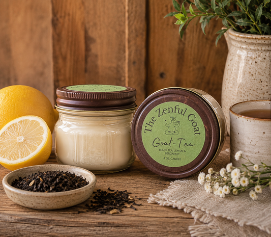 Goat Tea 4 oz. Mason Jar Candle