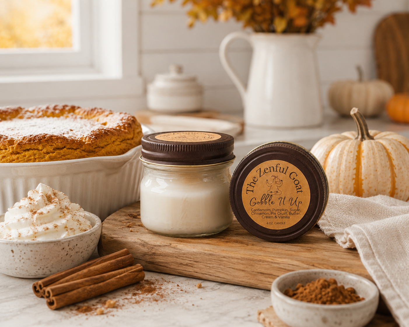 Gobble It Up 4 oz. Mason Jar Candle