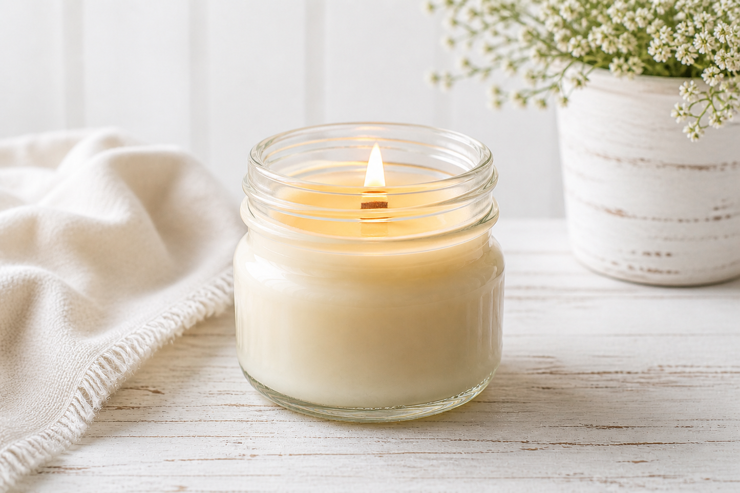 Life's a Beach 4 oz. Mason Jar Candle
