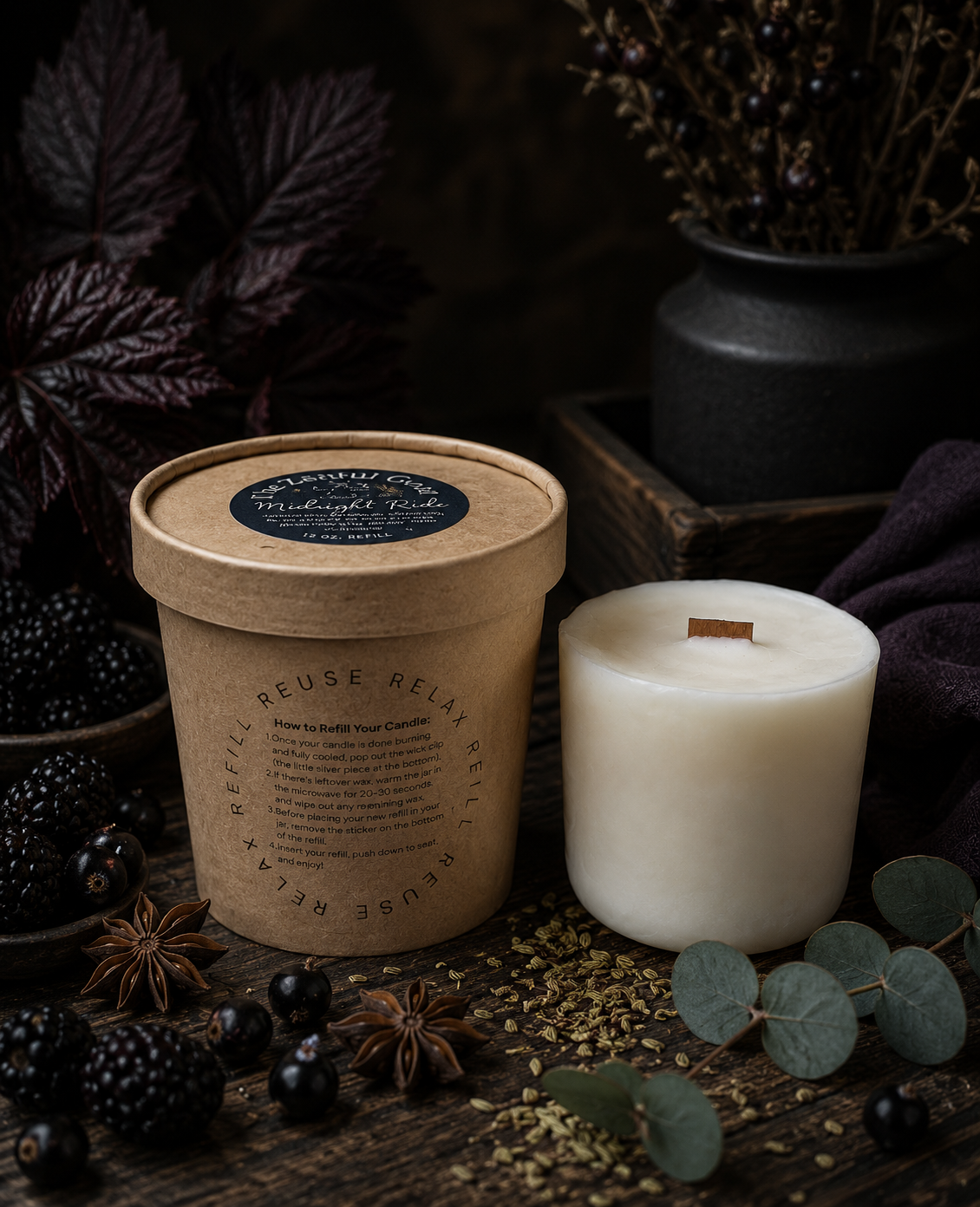 Midnight Ride Candle Refill