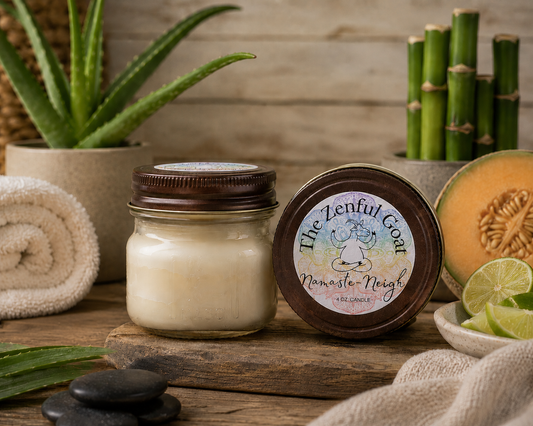 Namaste-Neigh 4 oz. Mason Jar Candle