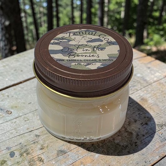 Out in the Boonies 4 oz. Mason Jar Candle