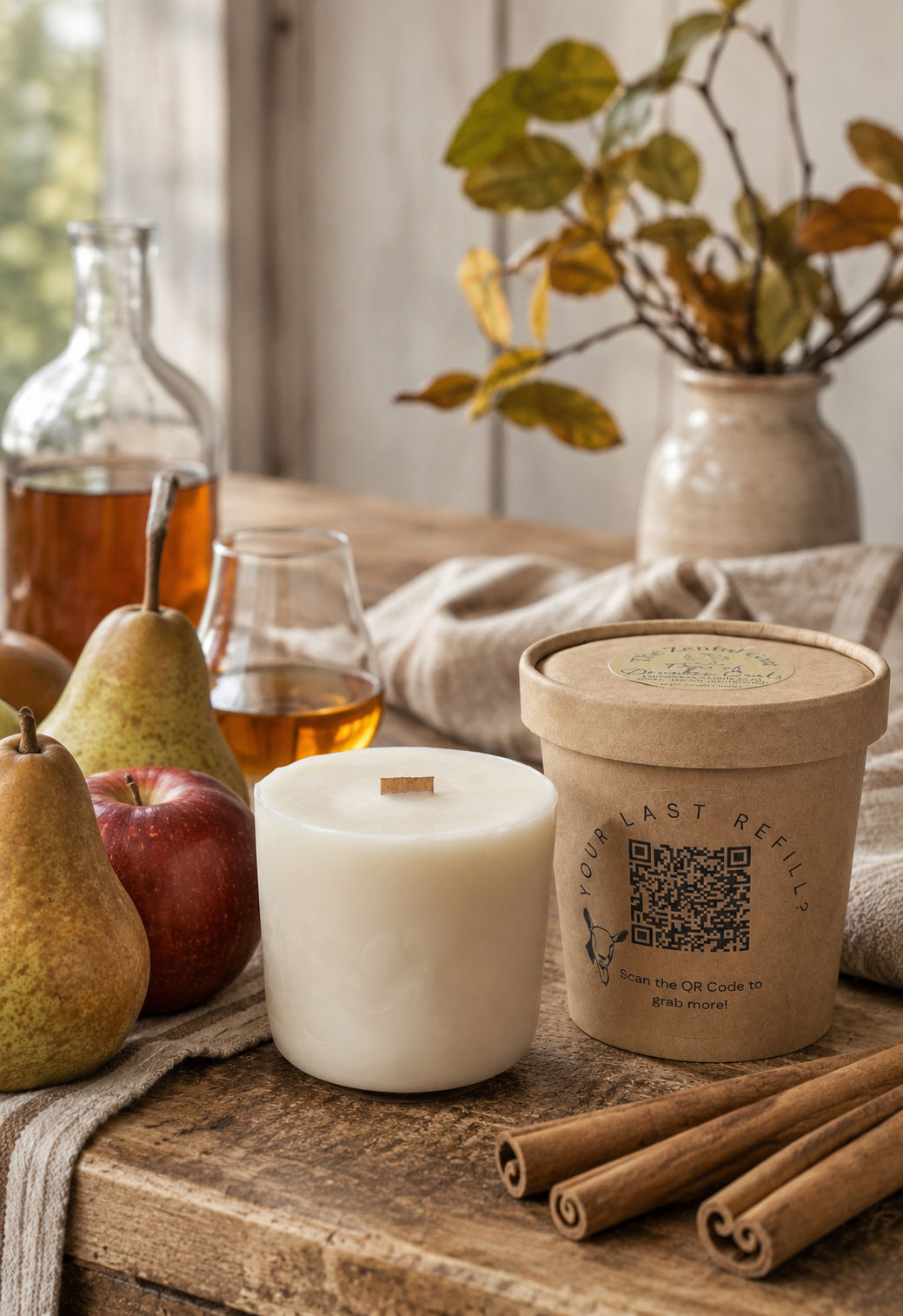 Pear of Drunken Goats Candle Refill