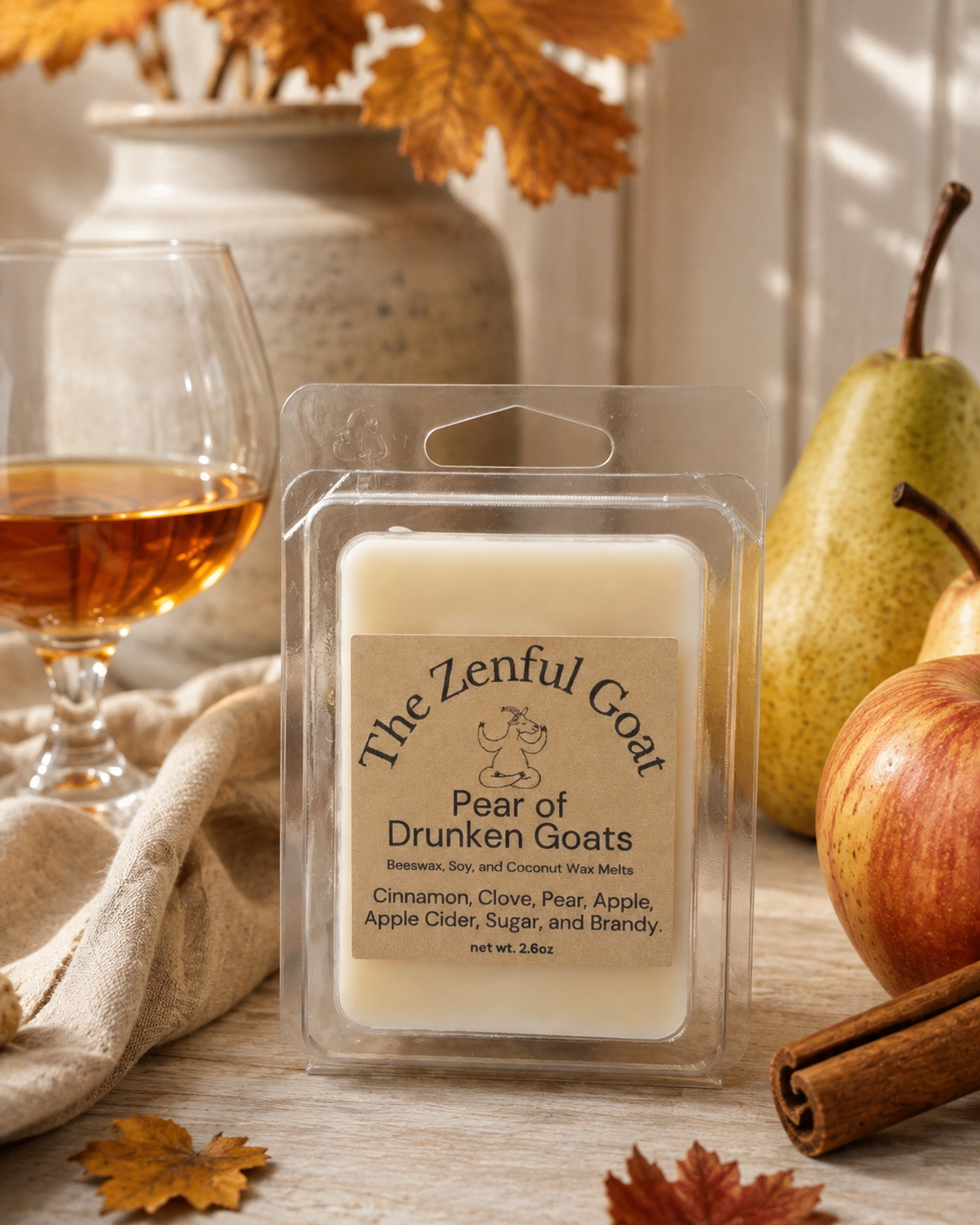 Pear of Drunken Goats Wax Melt
