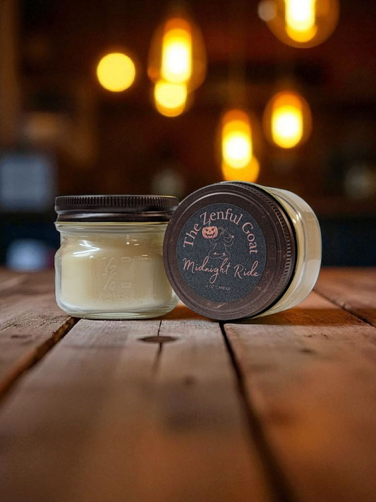 Midnight Ride 4 oz. Mason Jar Candle