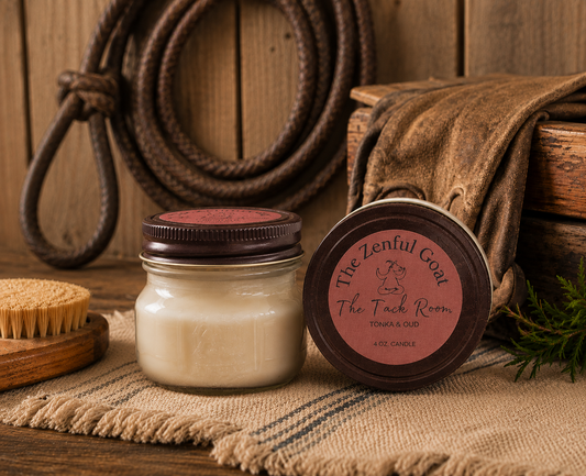 The Tack Room 4 oz. Mason Jar Candle