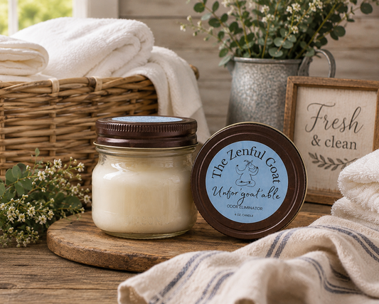 Unfor'goat'able 4 oz. Mason Jar Candle